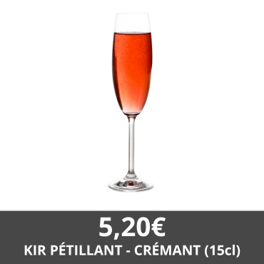 kir crémant- Restaurant Le Globe Trotteur Lorient
