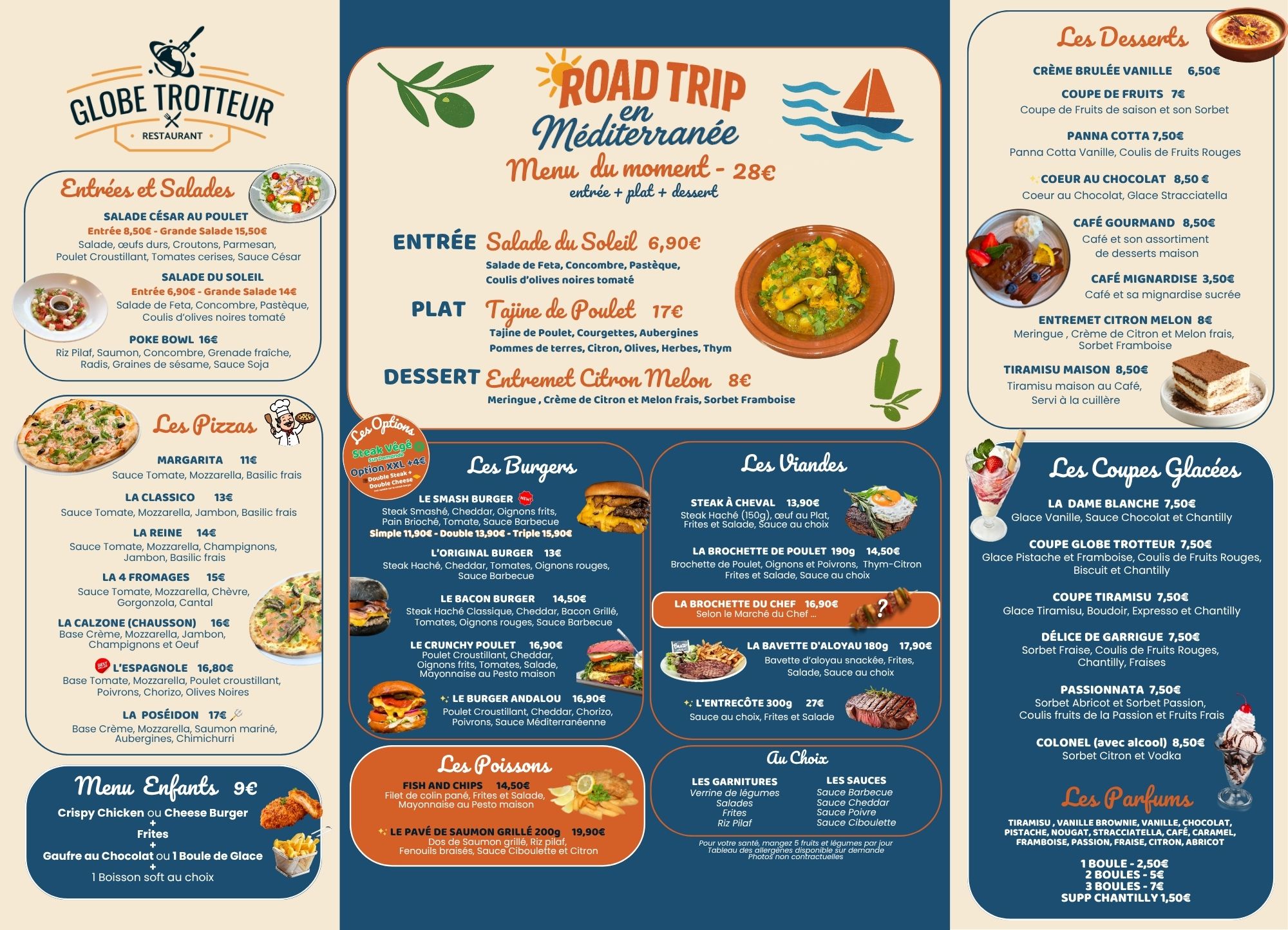 menu globe trotteur lorient